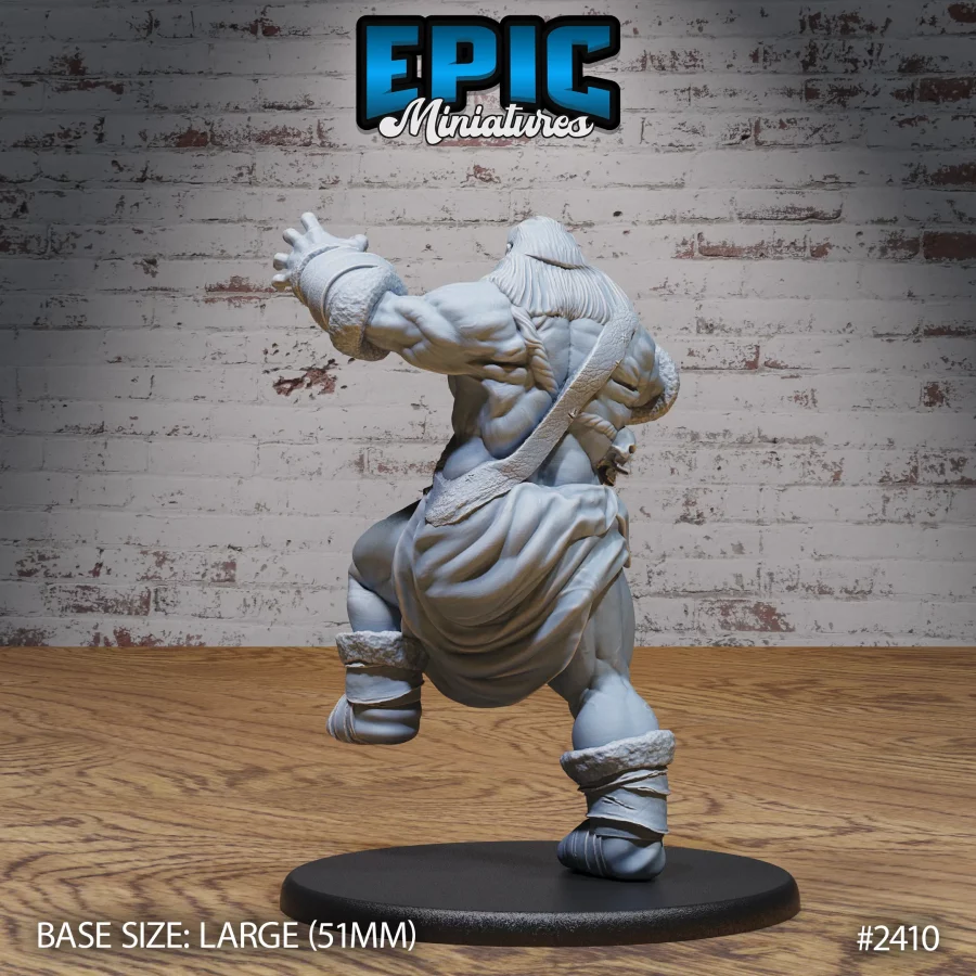 Snow Cyclops Attacking (Large) - Image 2