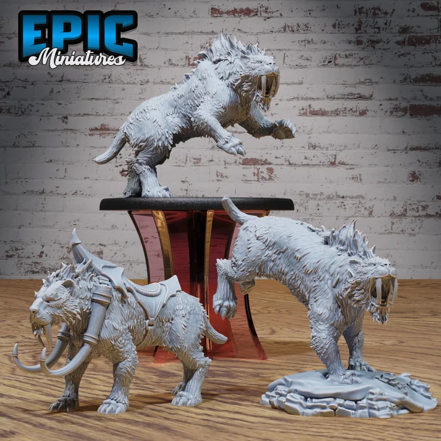 Sabretooth Tiger Set