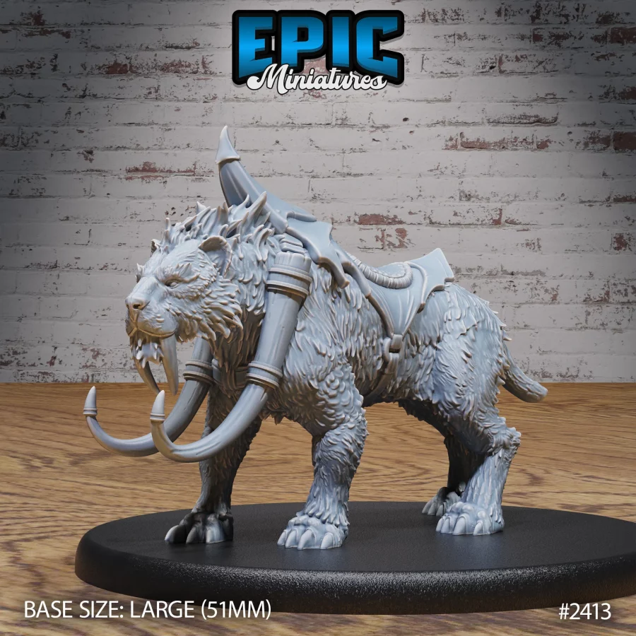 Sabretooth Tiger Mount (Large)