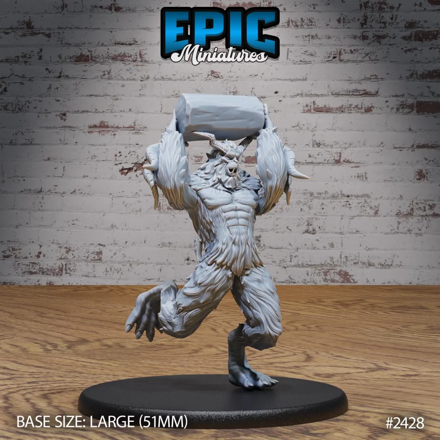 Big Foot Yeti Throw (Large)
