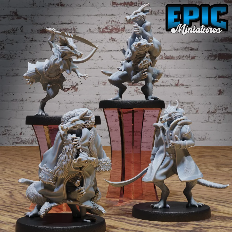 Winter Kobold Spies / Winter Kobold Warrior / Winter Kobold Captain Set