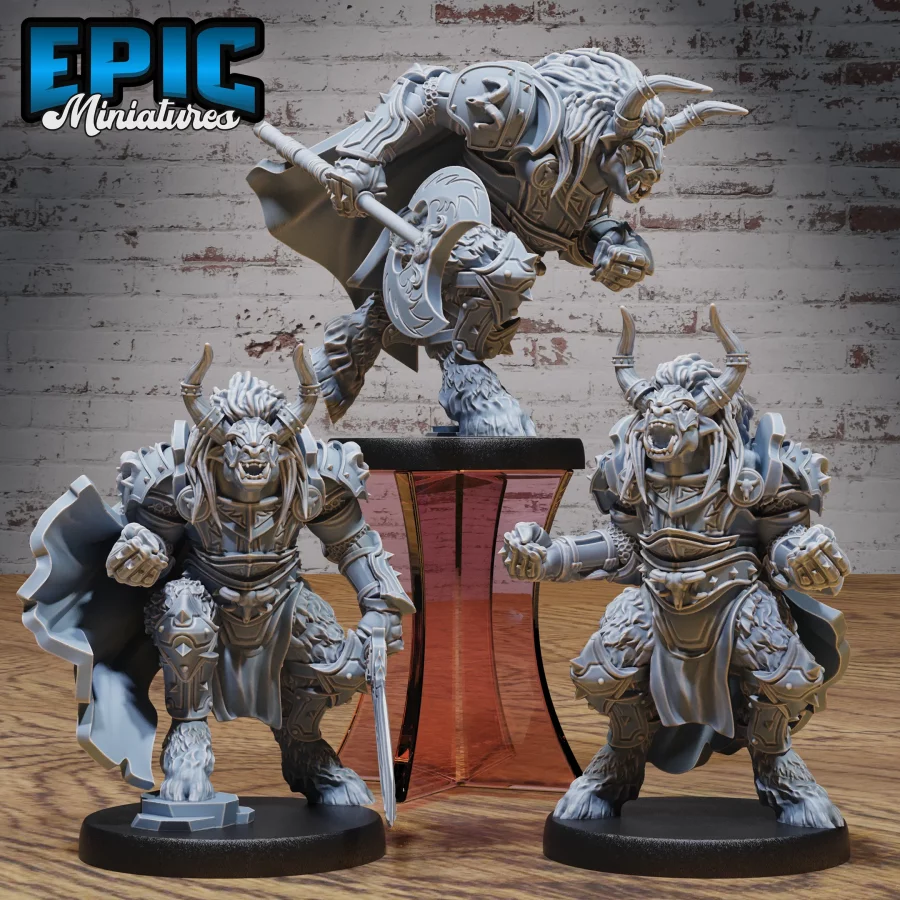 Wooly Minotaur Paladin Set