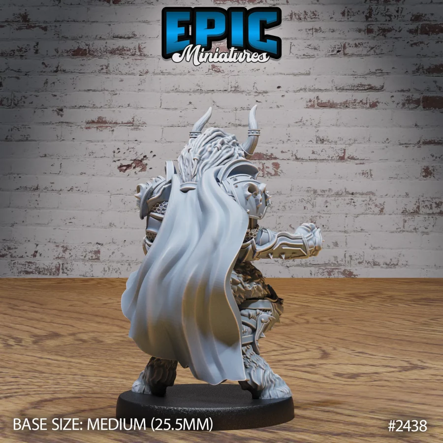Wooly Minotaur Paladin Roar (Medium) - Image 2