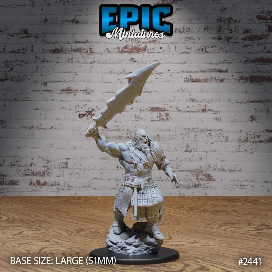 Half Frost Giant Attacking (Large)
