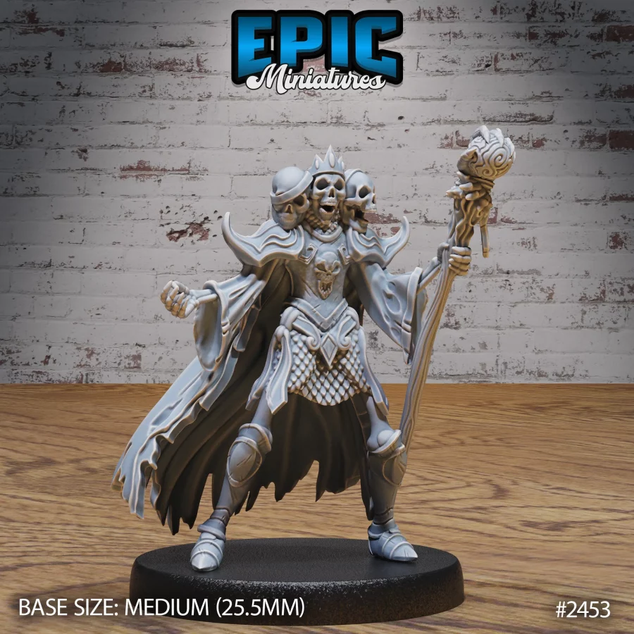 Skeleton Skull King (Medium)