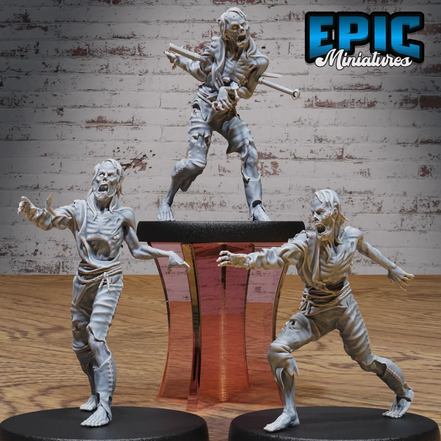 Rotting Zombie Male Set