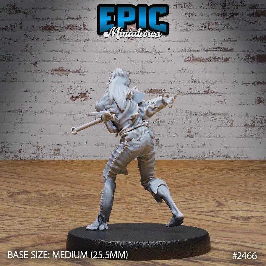 Rotting Zombie Male Stabbed (Medium) - Image 2