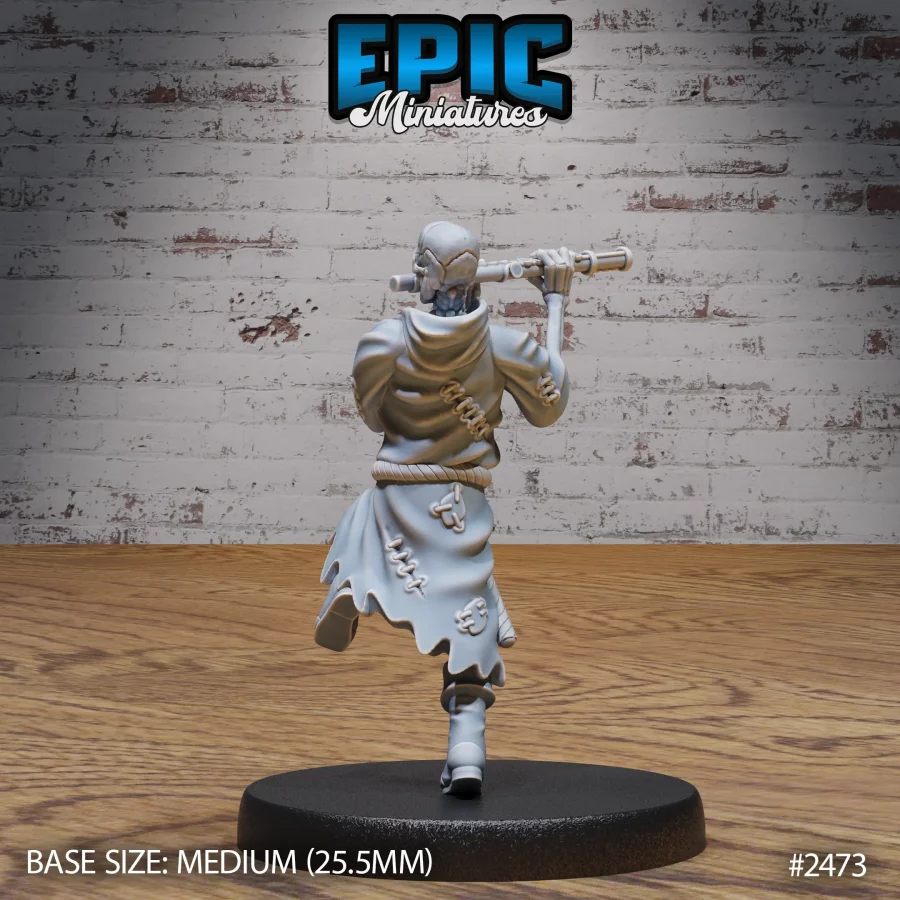 Skeleton Musician Flute (Medium) - Image 2