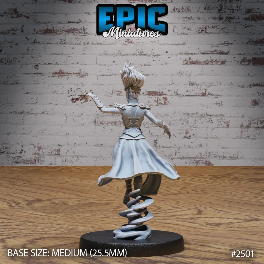 Wind Genasi Female Flying (Medium) - Image 2