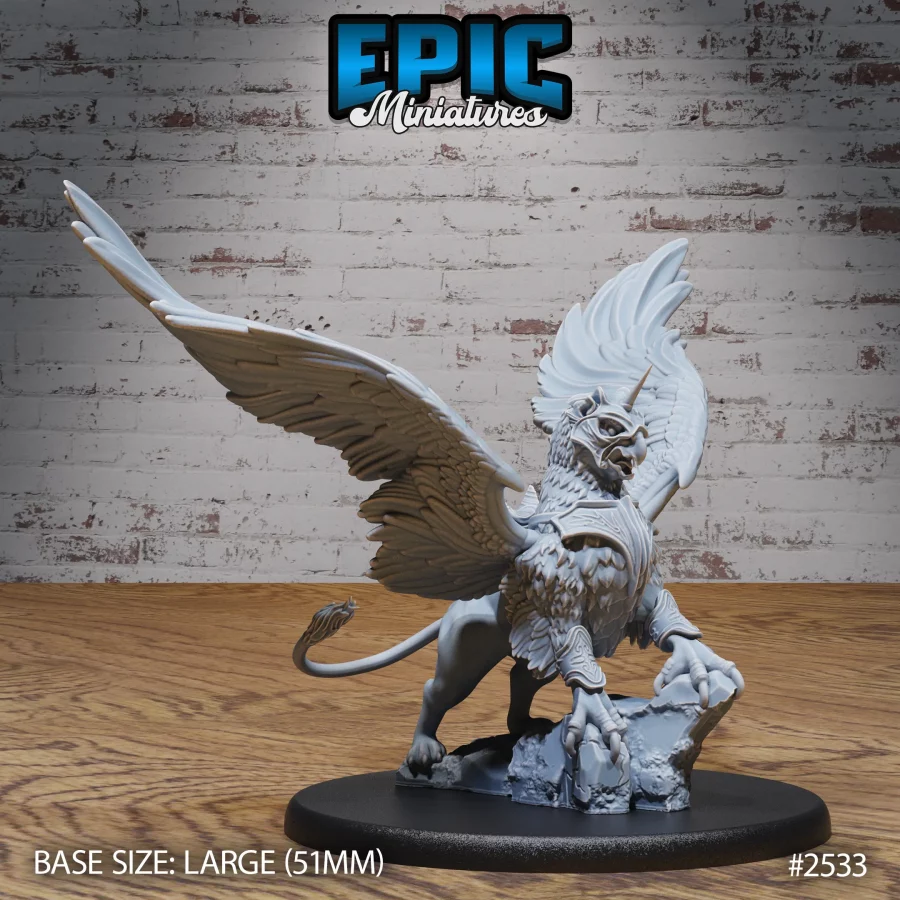 Griffin Armored Mount - 2 Variations (Large)