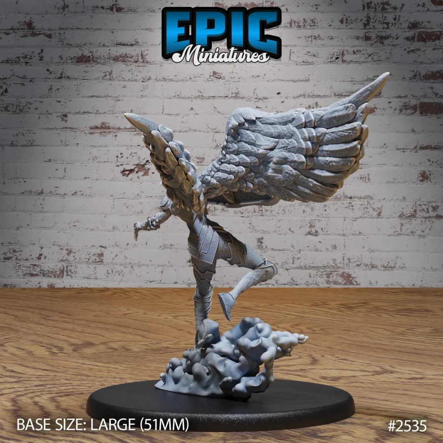 Animated Angel Statue Attacking (Large) - Image 2