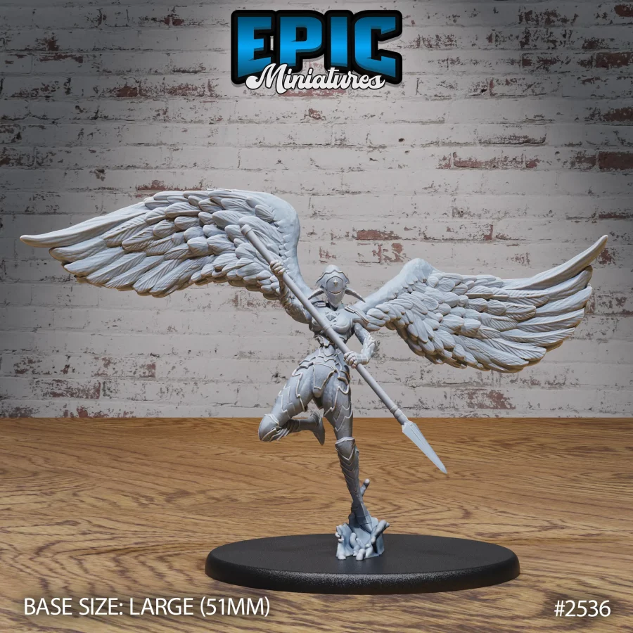 Animated Angel Statue Spear (Large)