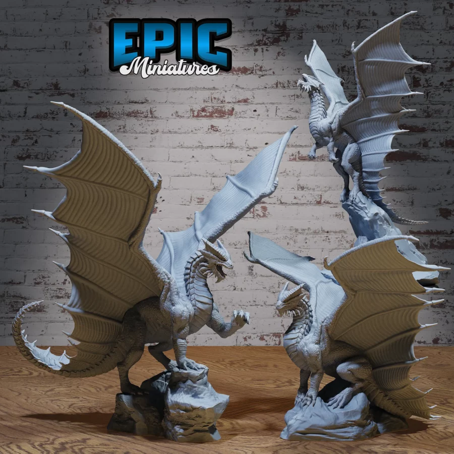 Young Copper Dragon / Adult Copper Dragon / Ancient Copper Dragon Set