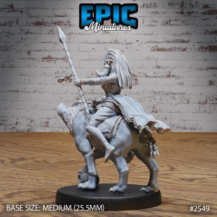 Tribe Princess Rider & Hyena Mount (Medium) - Image 2