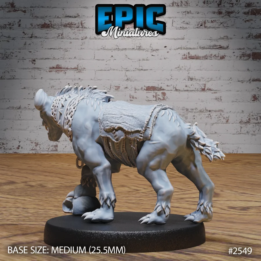 Tribe Princess Rider & Hyena Mount (Medium) - Image 4