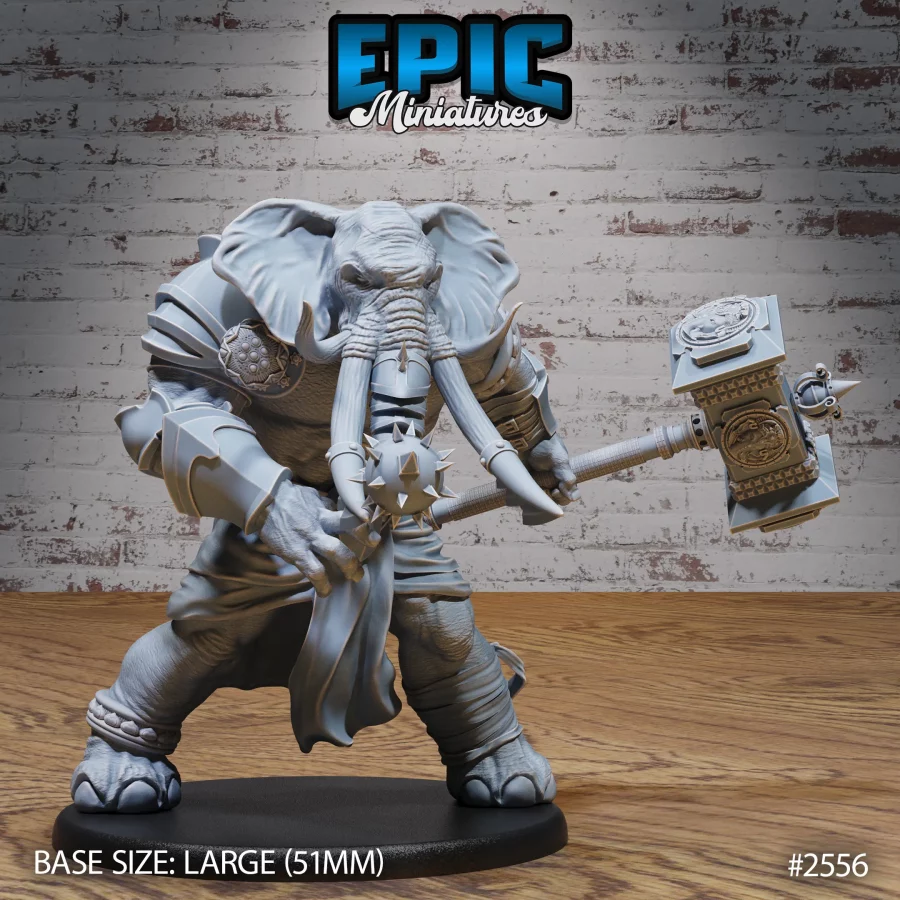 Elephant Folk Barbarian Hammer (Large)