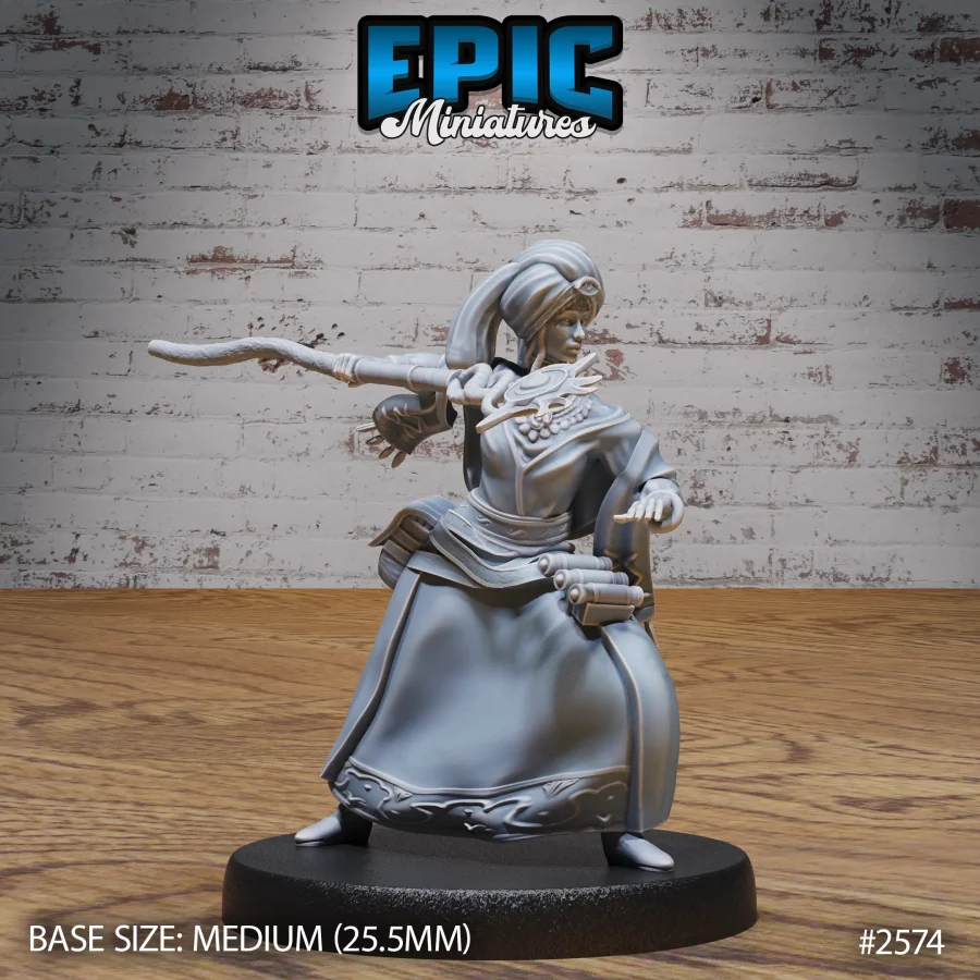 Tribe Seer Attacking (Medium)