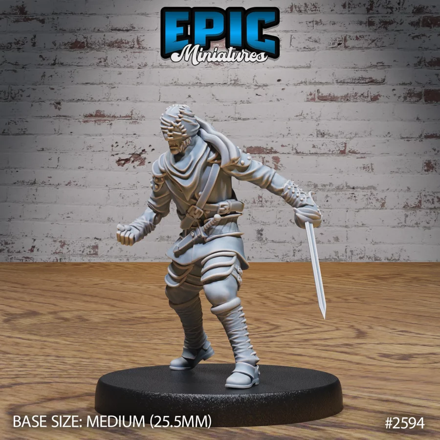 Vampire Assassin Angry (Medium)
