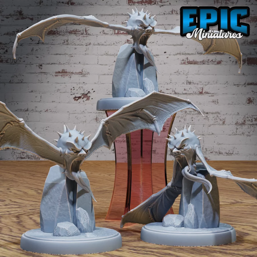 Flying Head Hungry - 3 Variations / Flying Head Crazy - 3 Variations / Flying Head Spiky - 3 Variations Set