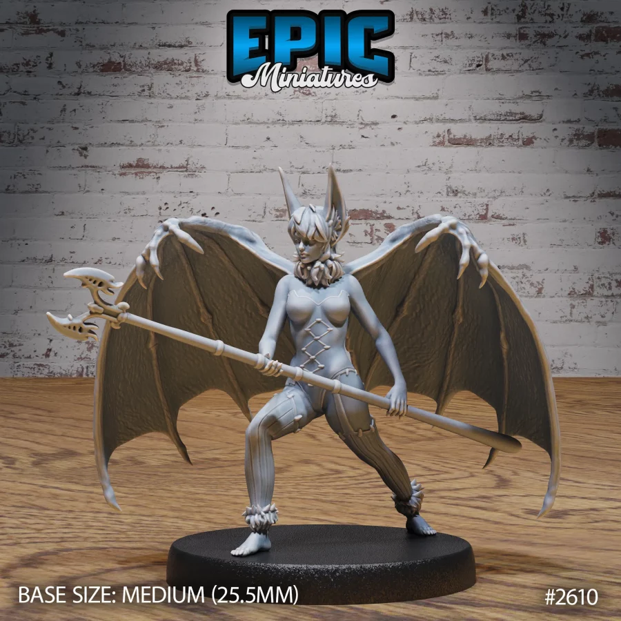 Bat Succubus Spear (Medium)