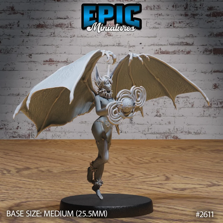 Bat Succubus Magic (Medium)