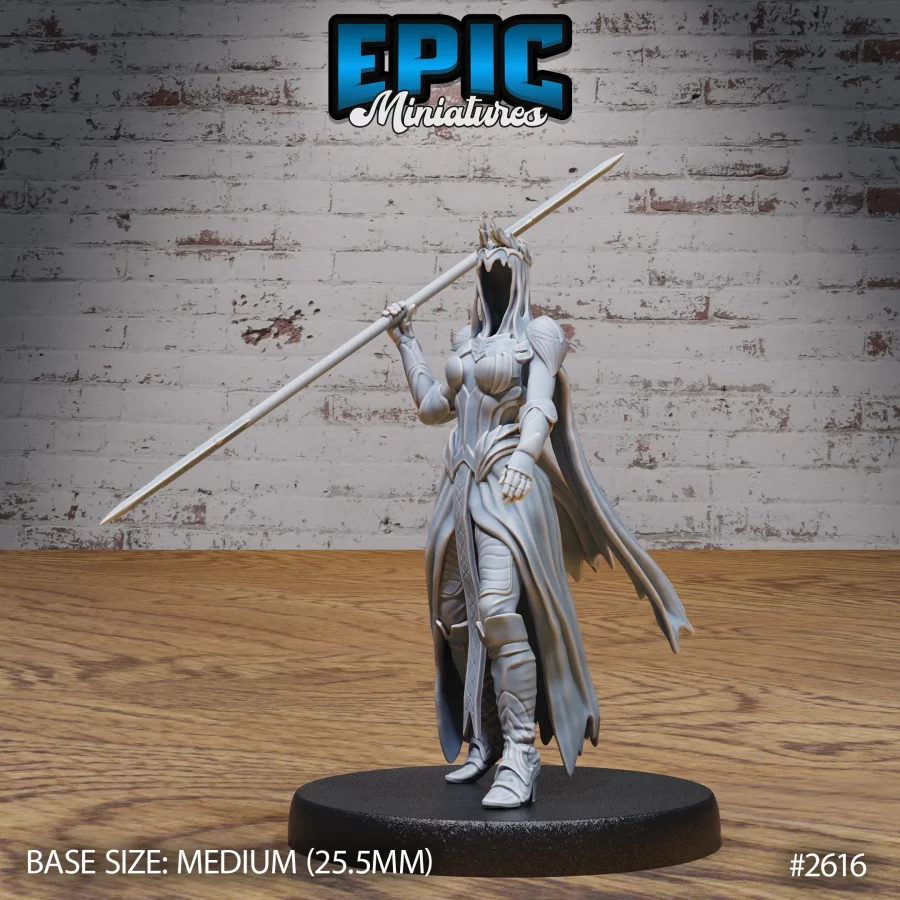 Wraith Female Spear - 2 Variations (Medium)
