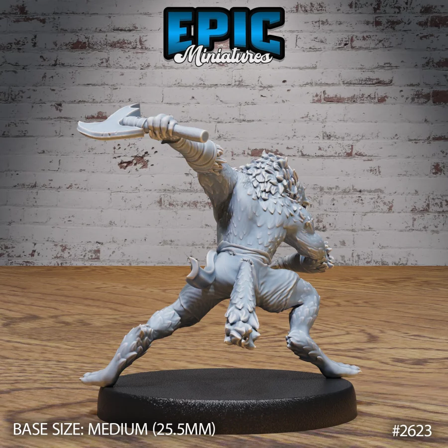 Werewolf Cursed Running / Werewolf Cursed Howling / Werewolf Cursed Axe Set - Image 7