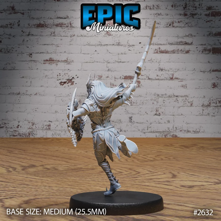 Blood Paladin Attacking (Medium) - Image 2
