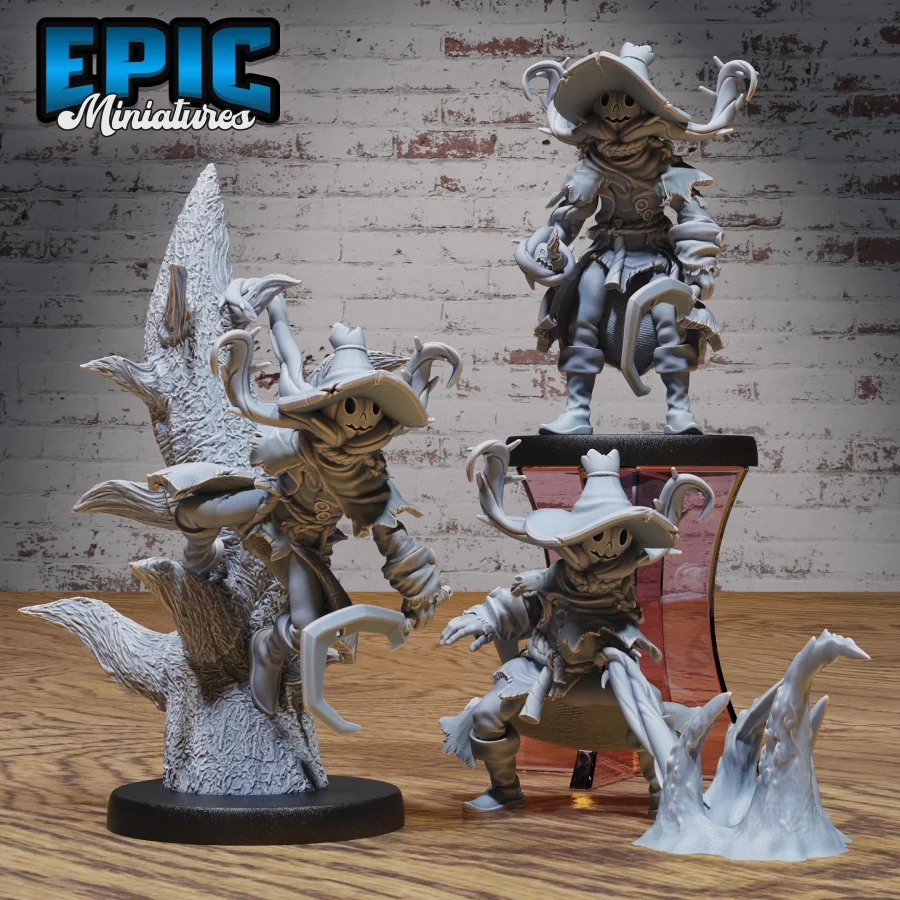 Pumpkin Scarecrow Set