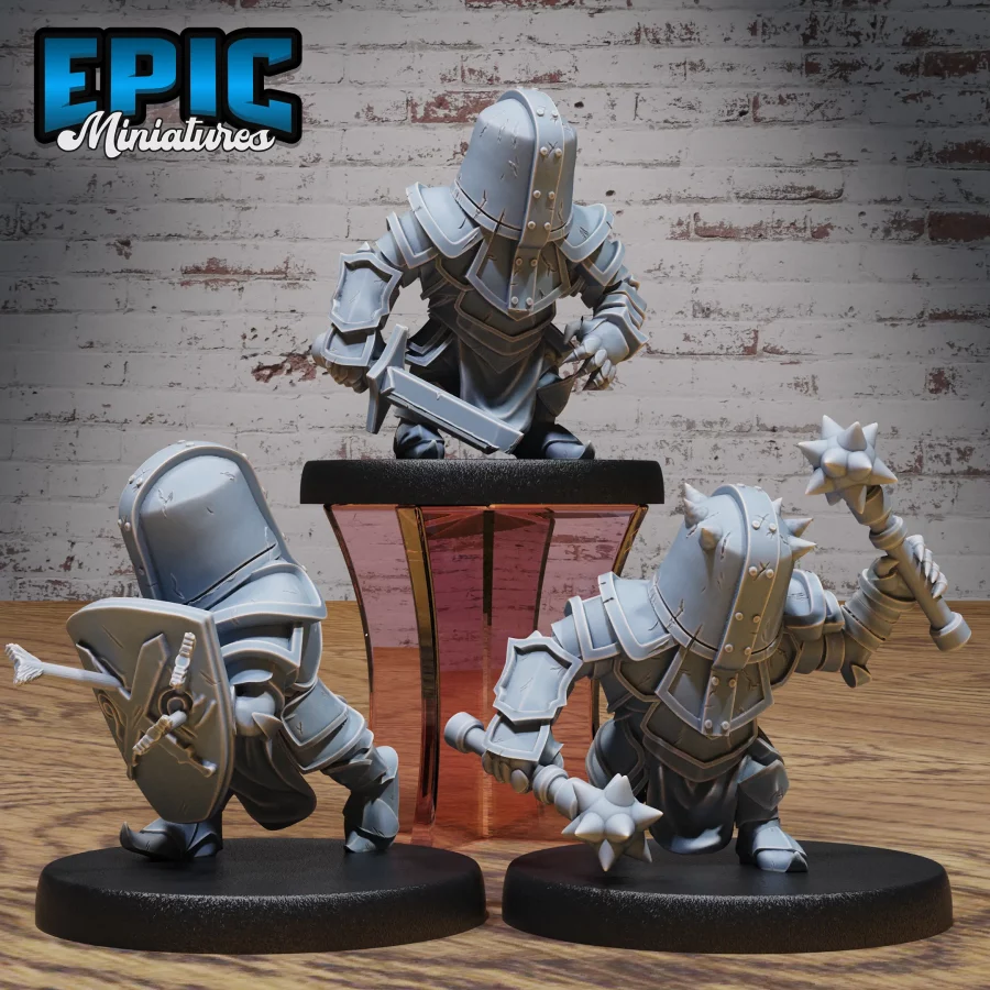 Halfling Juggernaut Sword / Halfling Juggernaut Shield / Halfling Juggernaut Clubs Set