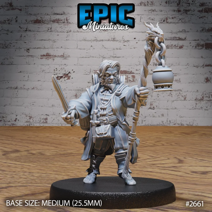 Halfling Adventurer Lamp (Medium)