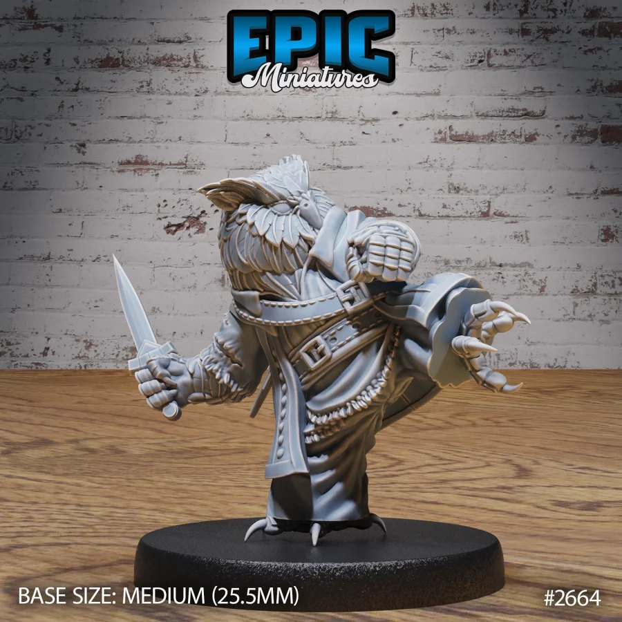 Bird Folk Owl Ranger Kick (Medium)