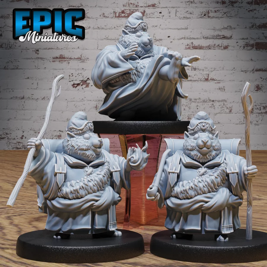 Traveling Hamster Monk Set