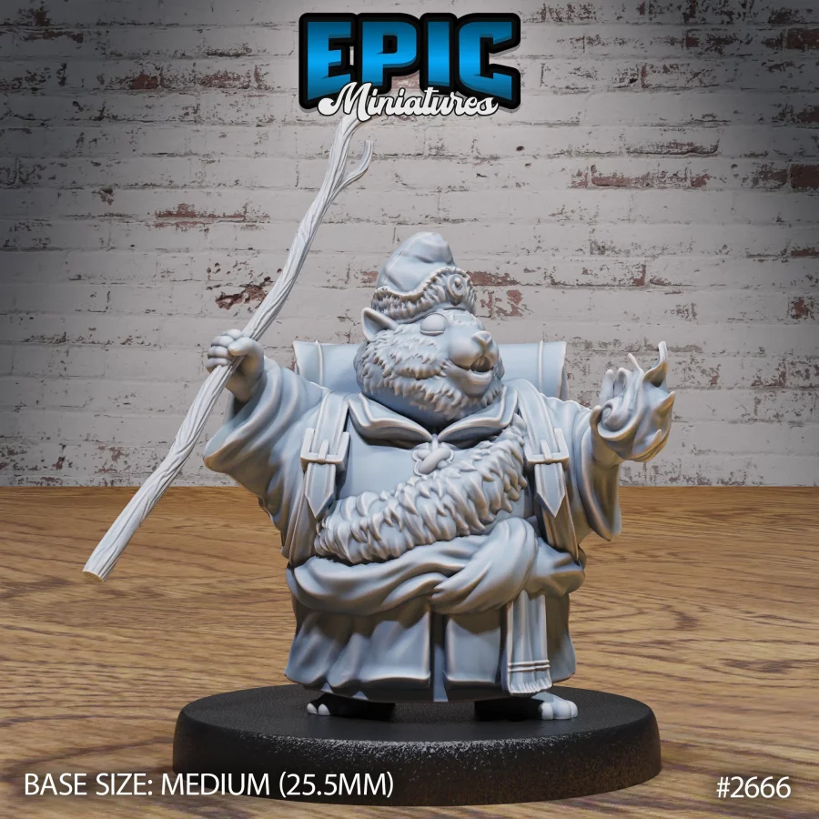 Traveling Hamster Monk Magic (Medium)