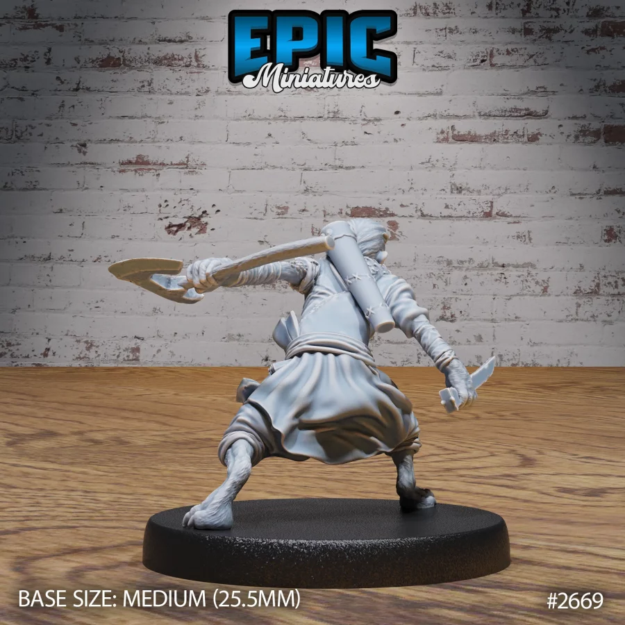 Halfling Skin Changer Fighting (Medium) - Image 2