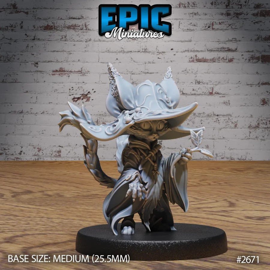 Cat Folk Druid (Medium)