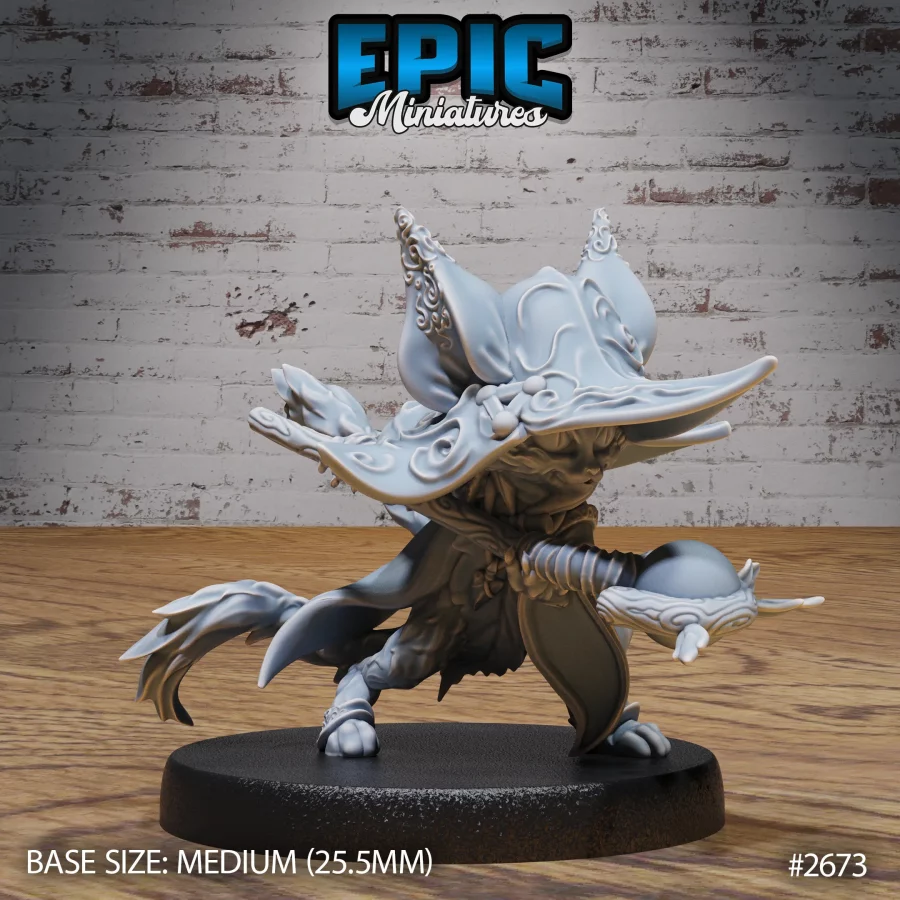 Cat Folk Druid Staff (Medium)
