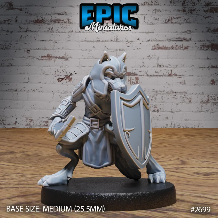 Fox Folk Tribe Warrior (Medium)