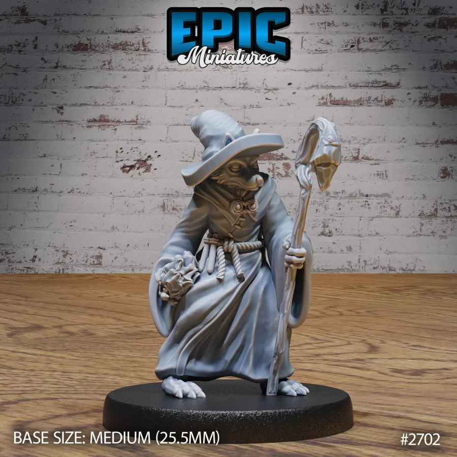 Fox Folk Tribe Wizard (Medium)