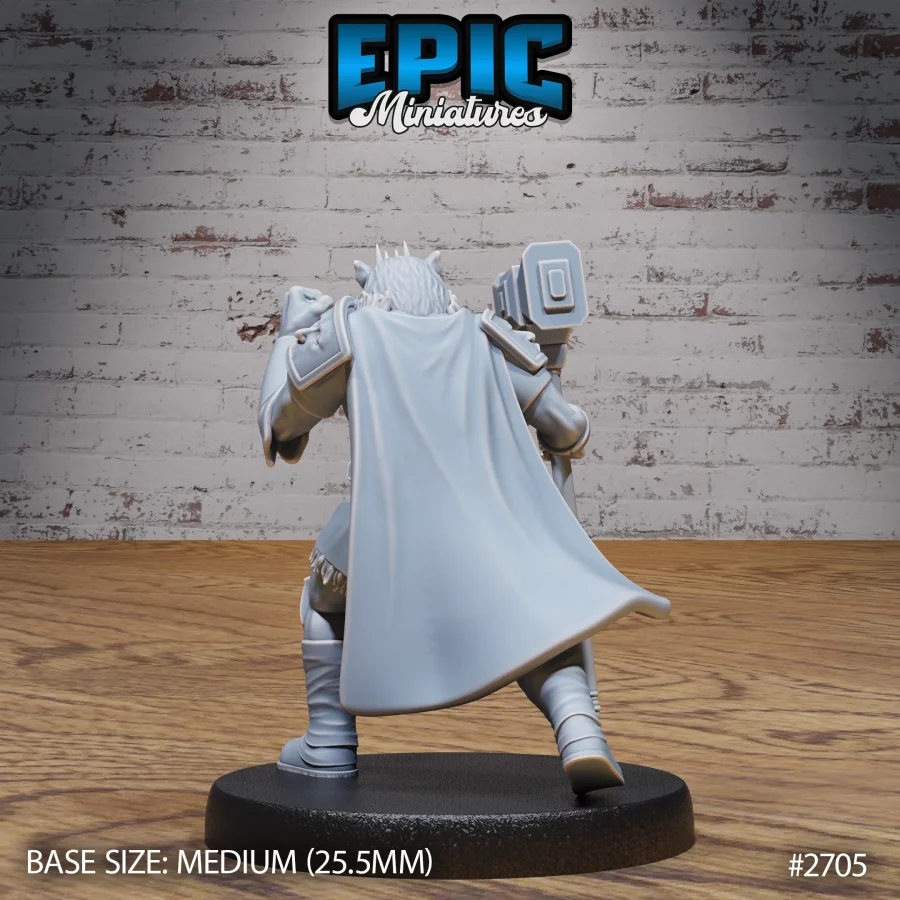 Warthog Folk Tribe Hammer Warrior (Medium) - Image 2