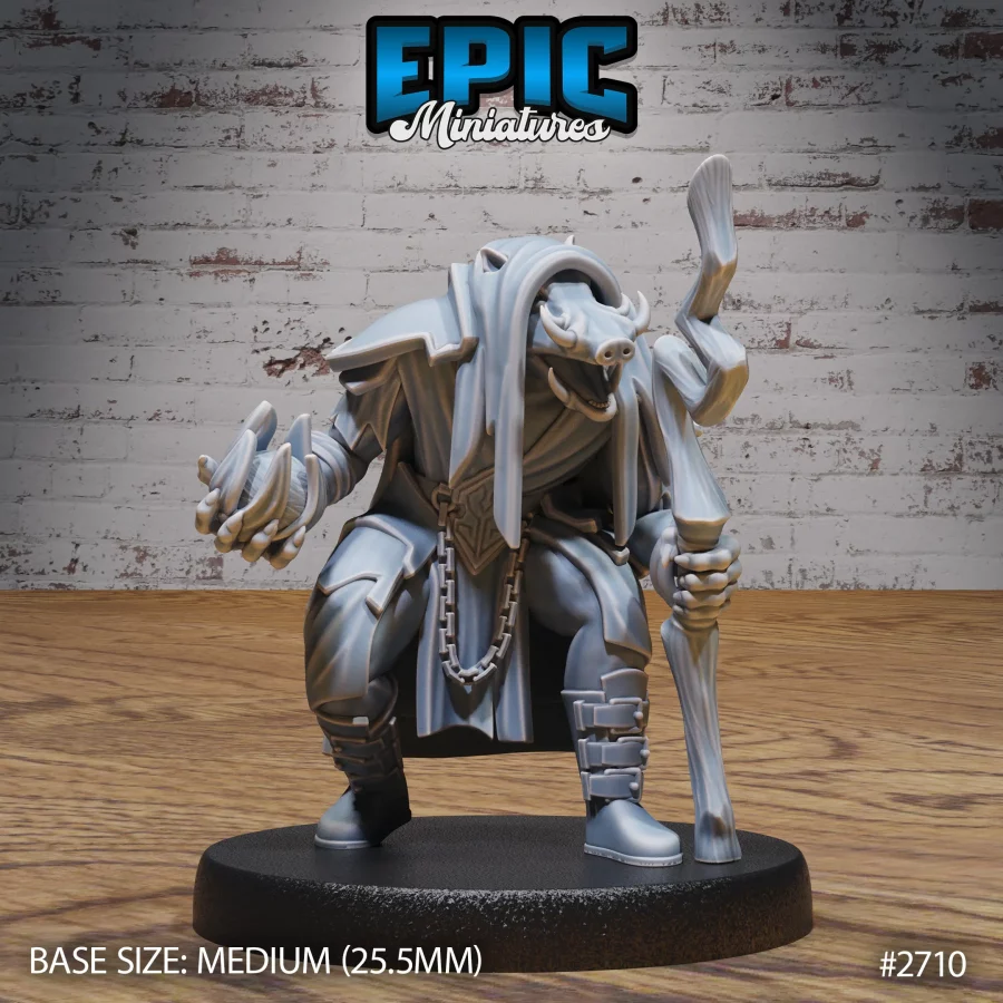 Warthog Folk Tribe Warlock (Medium)