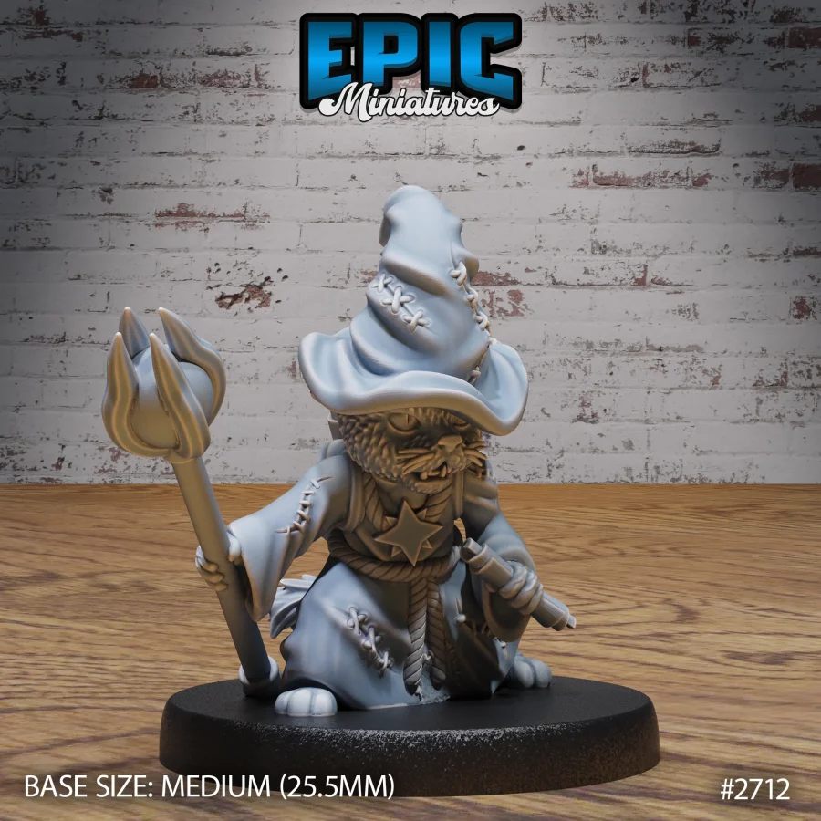 Cat Folk Tribe Wizard (Medium)