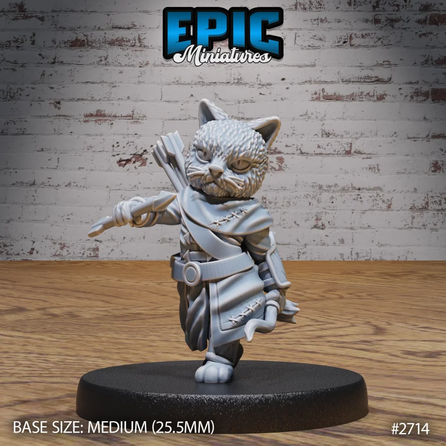 Cat Folk Tribe Archer (Medium)