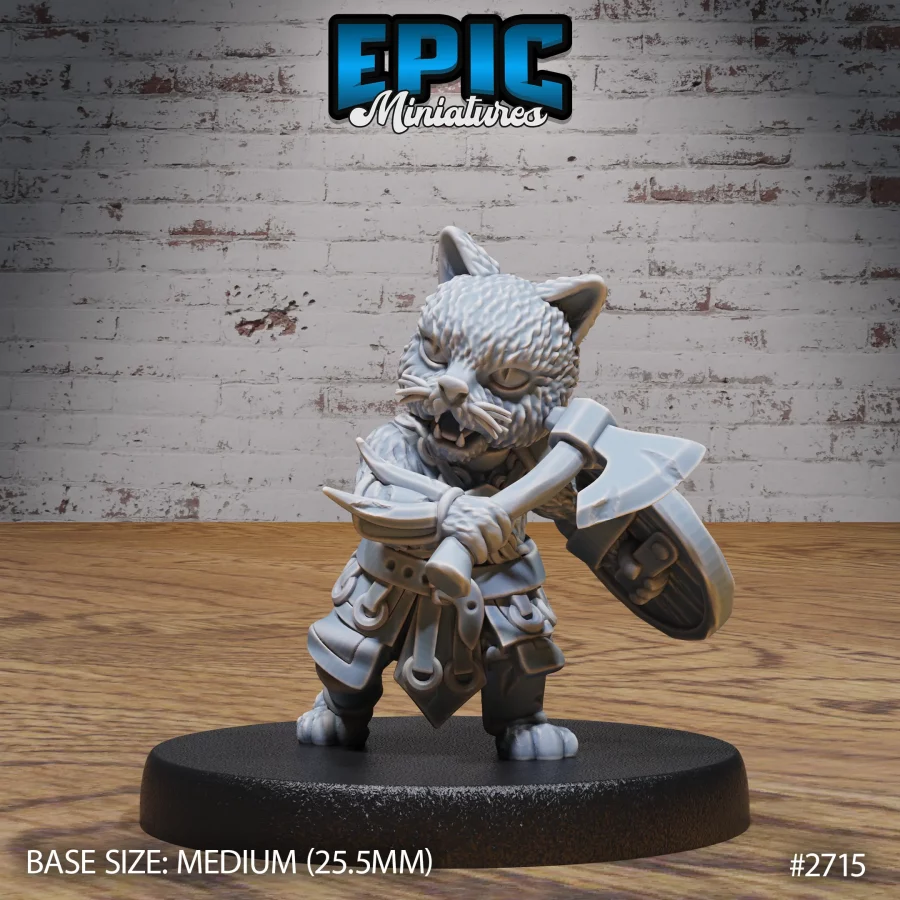 Cat Folk Tribe Axe (Medium)
