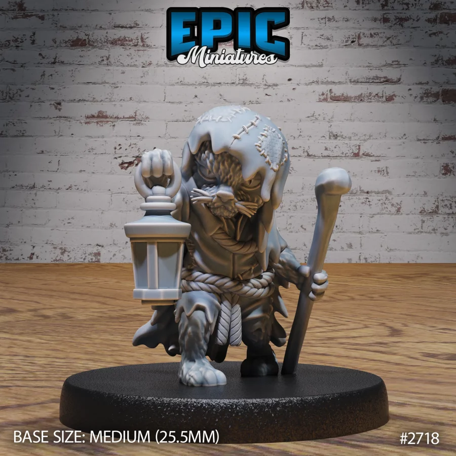 Cat Folk Tribe Lamp (Medium)