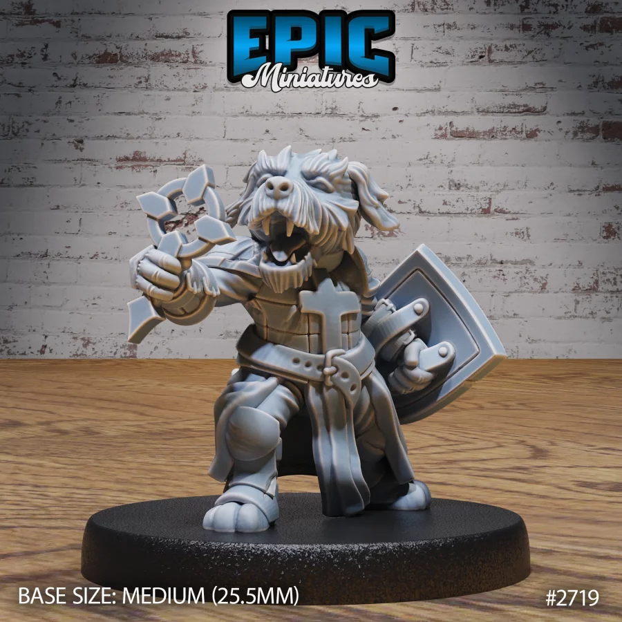 Dog Folk Tribe Cleric (Medium)