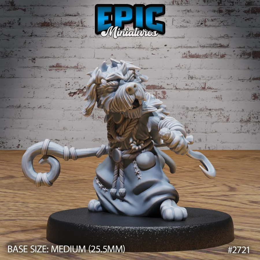 Dog Folk Tribe Druid (Medium)