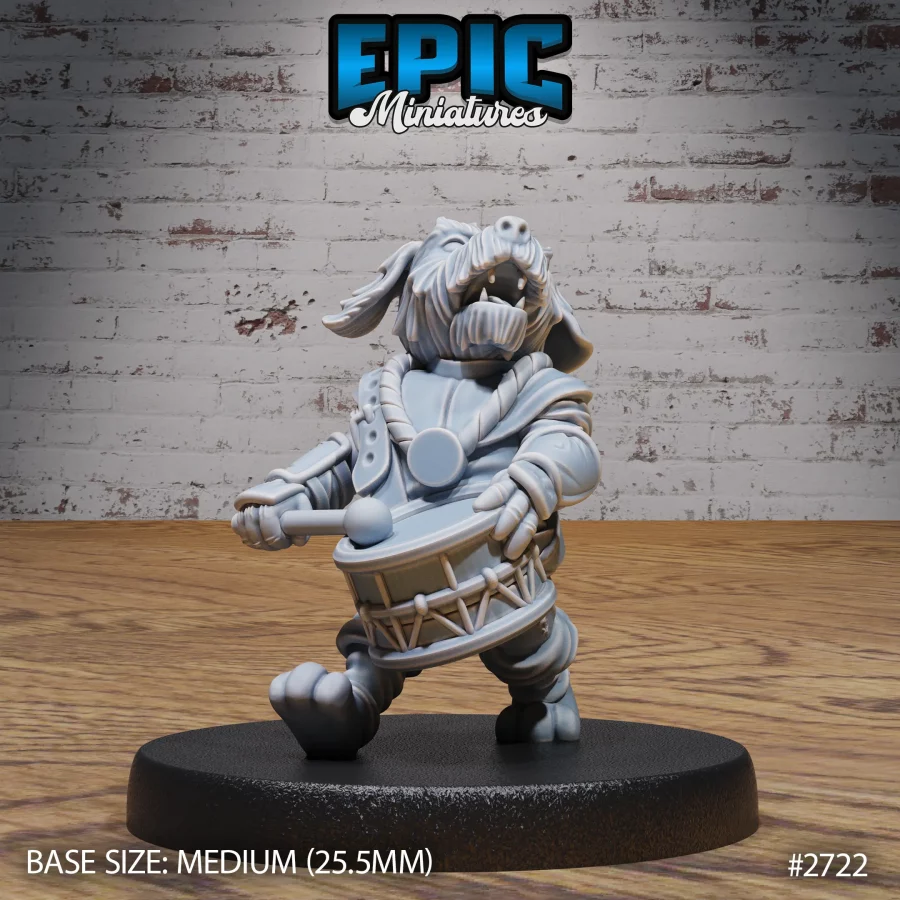 Dog Folk Tribe Bard (Medium)