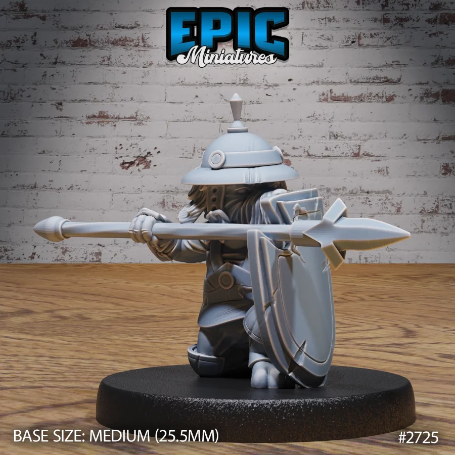 Dog Folk Tribe Spear Guard (Medium)