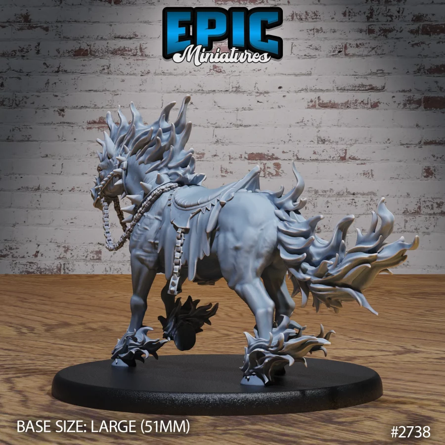 Narzugon Rider Spear / Nightmare Horse / Nightmare Horse Mount Set - Image 7